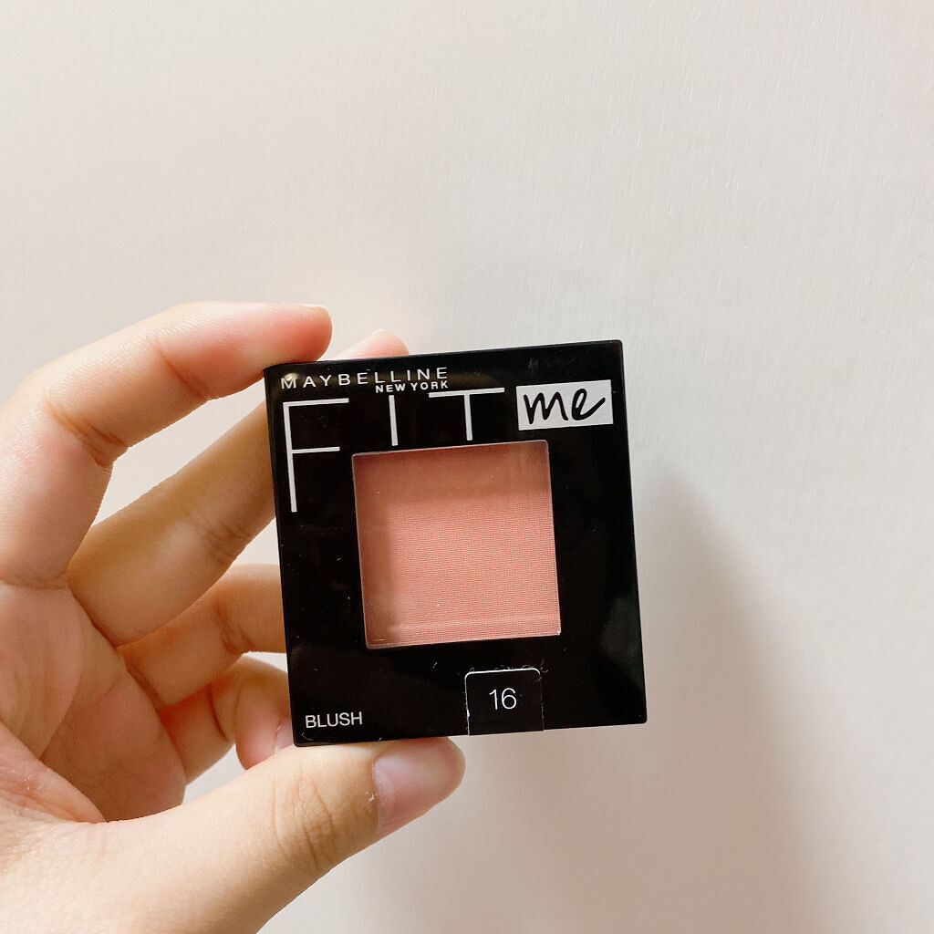 フィットミー ブラッシュ 16/MAYBELLINE NEW YORK/パウダーチークを使ったクチコミ（1枚目）