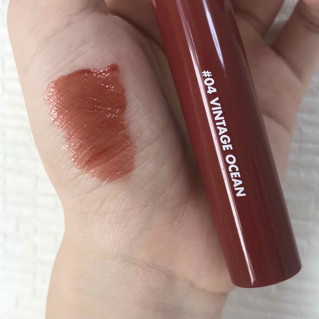 グラスティングウォーターティント/rom&nd/リップティントを使ったクチコミ(2枚目)