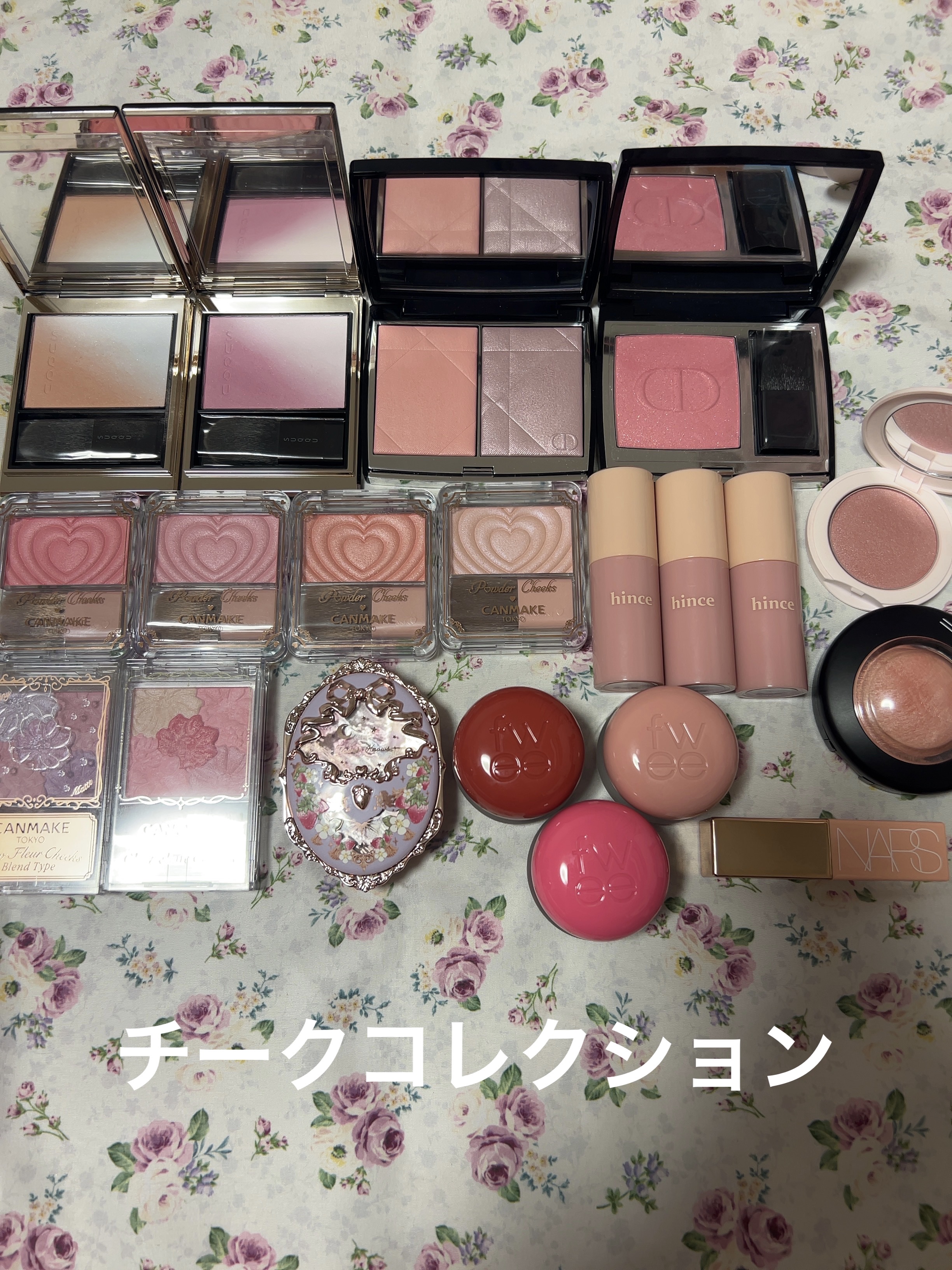 ストロベリーロココ チークブラッシュ G02 リトルクランベリー/FlowerKnows/パウダーチークを使ったクチコミ（1枚目）