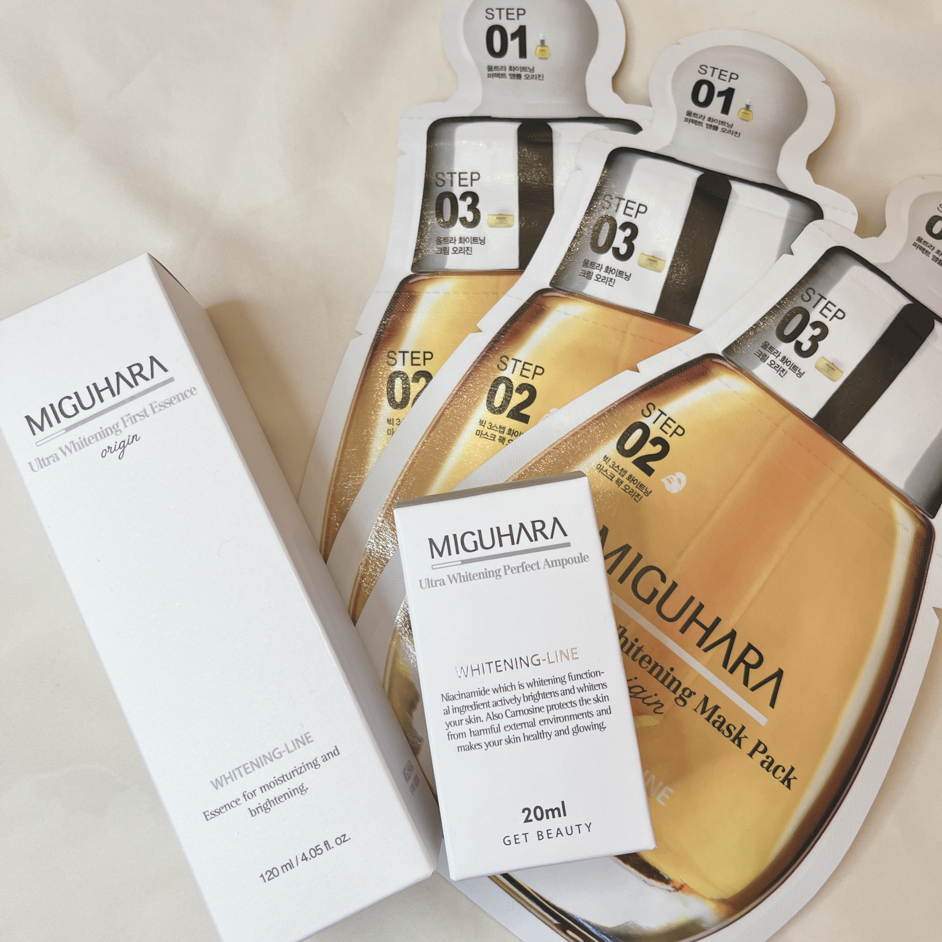 Big3 Step Whitening Mask Pack/MIGUHARA/シートマスク・パックを使ったクチコミ（2枚目）