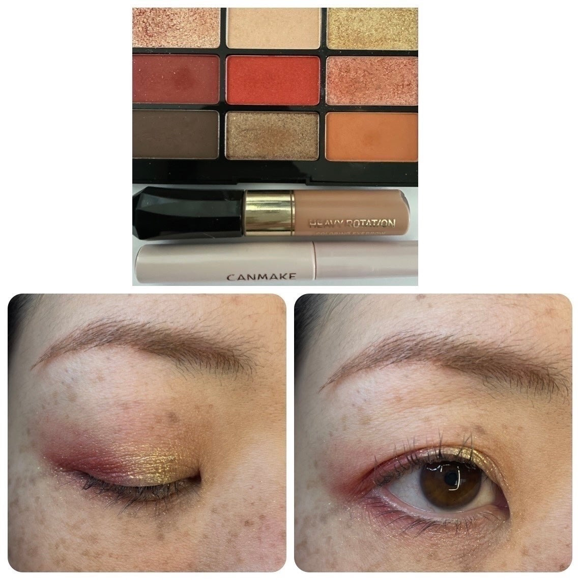 カラーリングアイブロウ/ヘビーローテーション/眉マスカラを使ったクチコミ(1枚目)