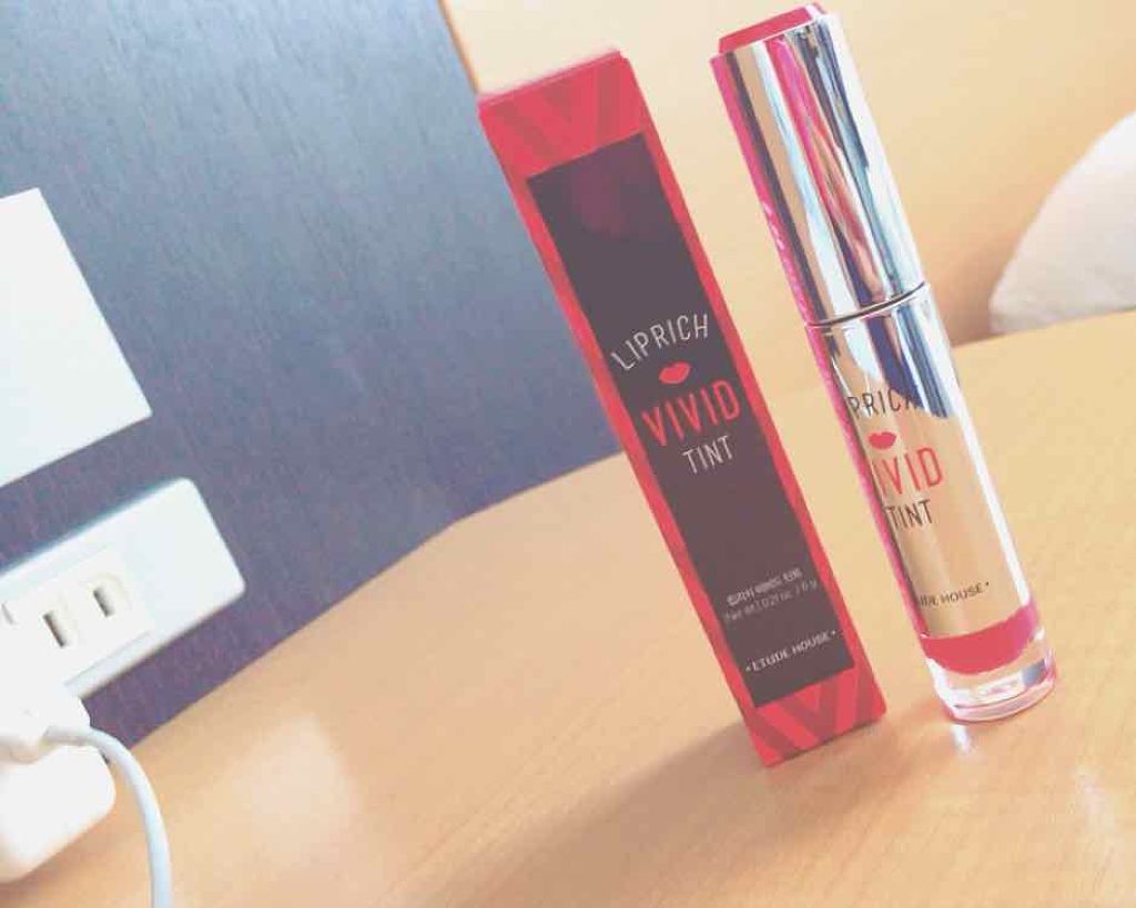 リップリッチ ビビッドティント/ETUDE/口紅を使ったクチコミ（1枚目）