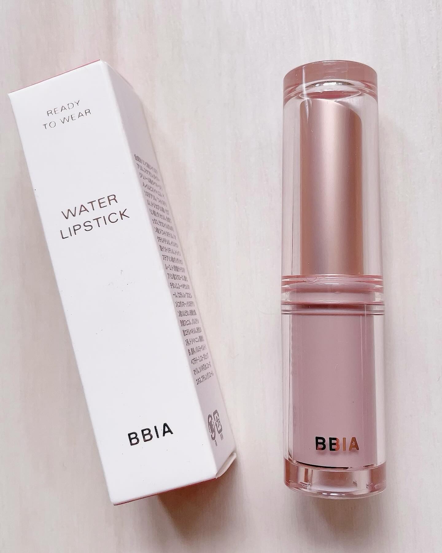レディートゥーウェアウォーターリップスティック/BBIA/口紅を使ったクチコミ（3枚目）