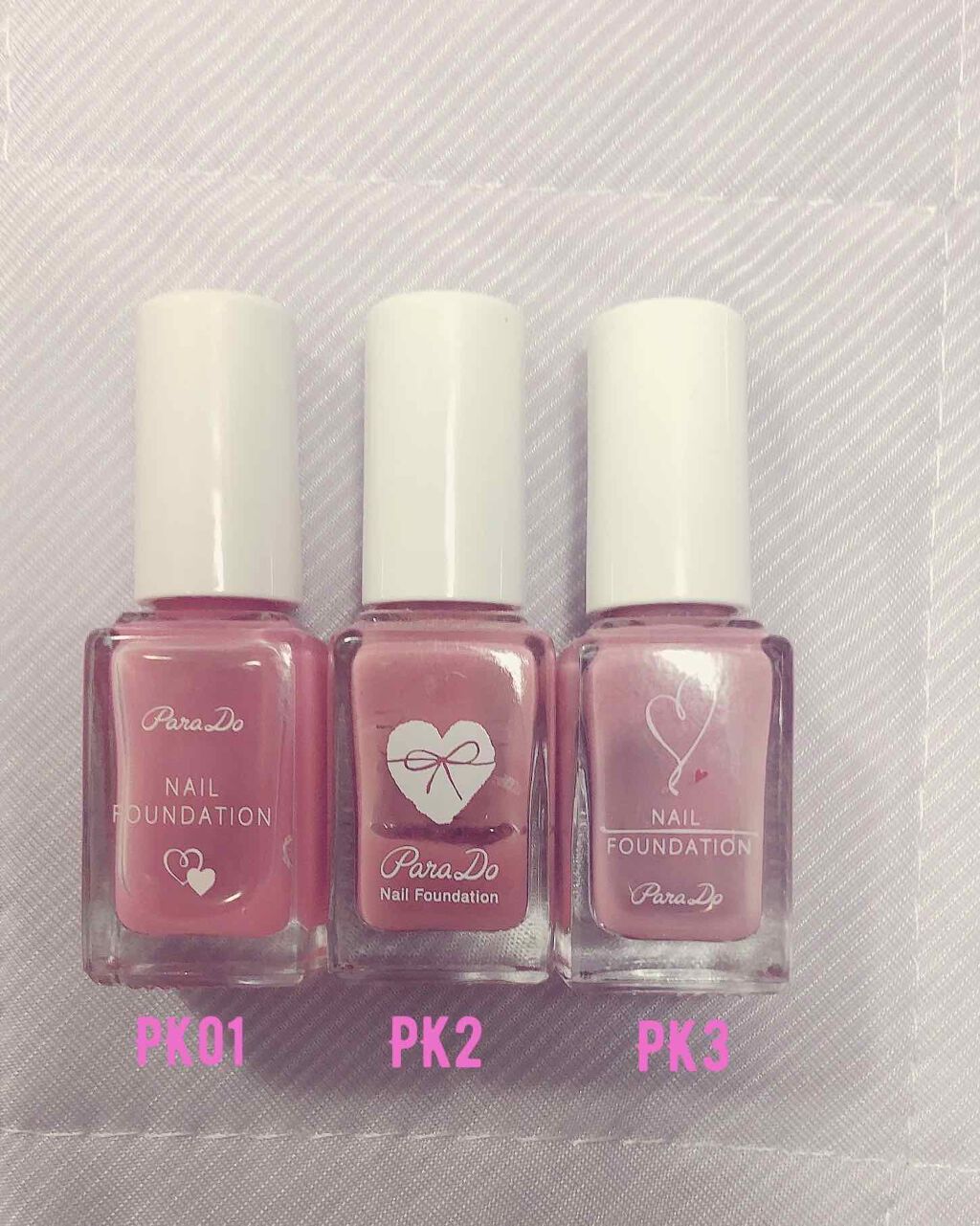 ネイルファンデーション/パラドゥ/マニキュアを使ったクチコミ（1枚目）