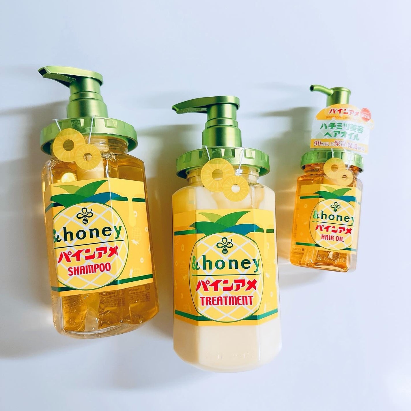 アンドハニー ディープモイスト パインアメ 限定ペアセット/&honey/市販シャンプーを使ったクチコミ(3枚目)