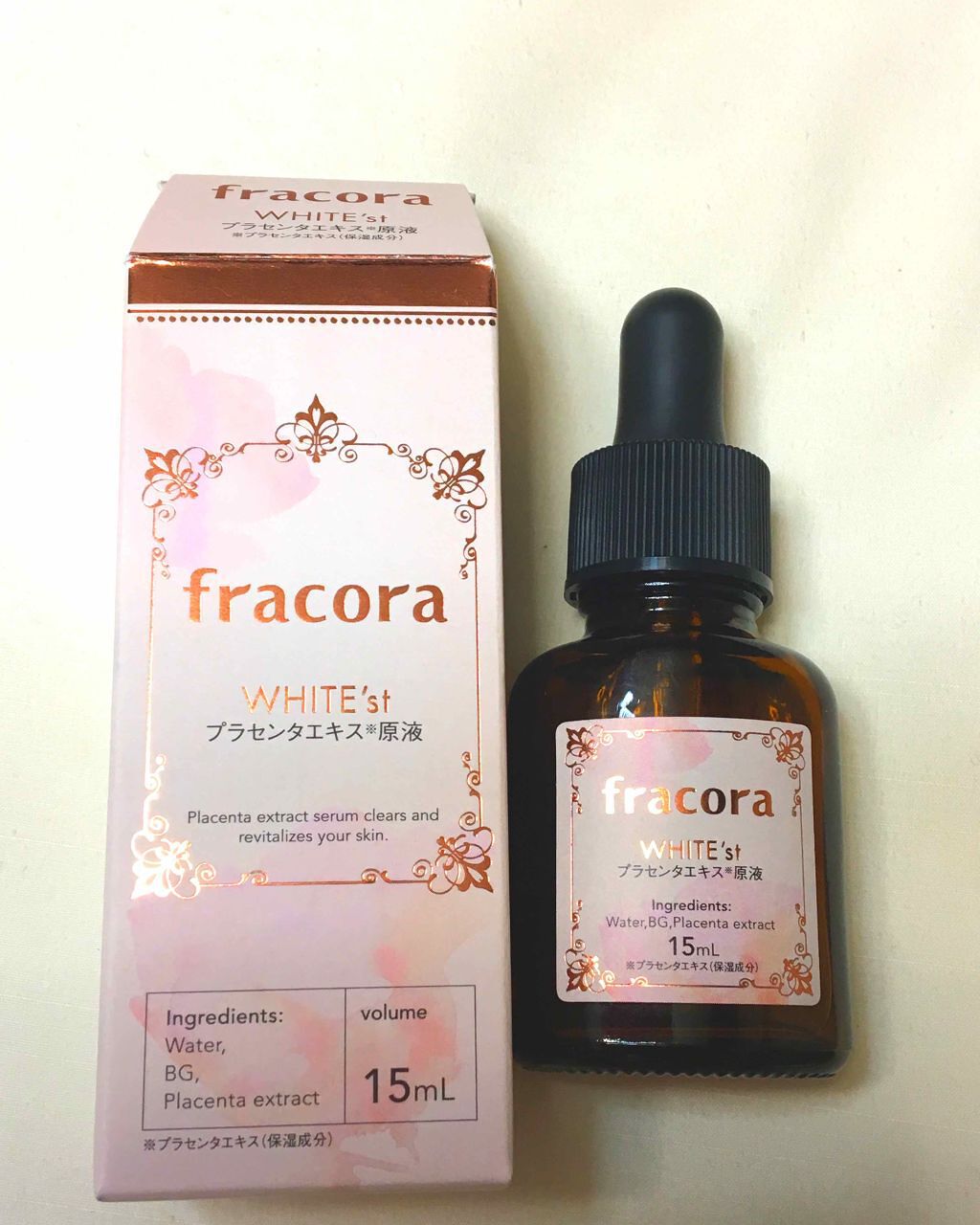 WHITE'st プラセンタエキス原液/fracora/美容液を使ったクチコミ（1枚目）