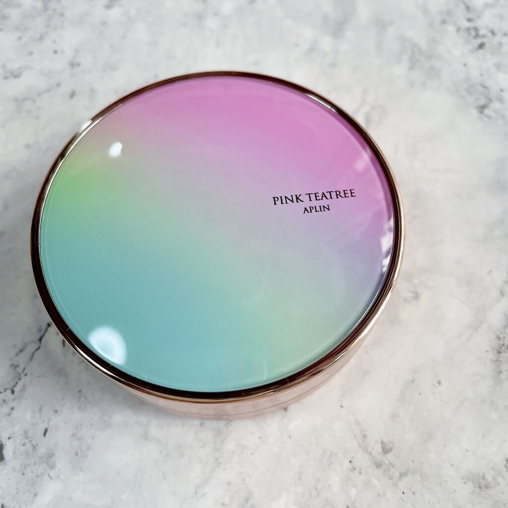 ピンクティーツリーカバークッション/APLIN/クッションファンデーションを使ったクチコミ（2枚目）