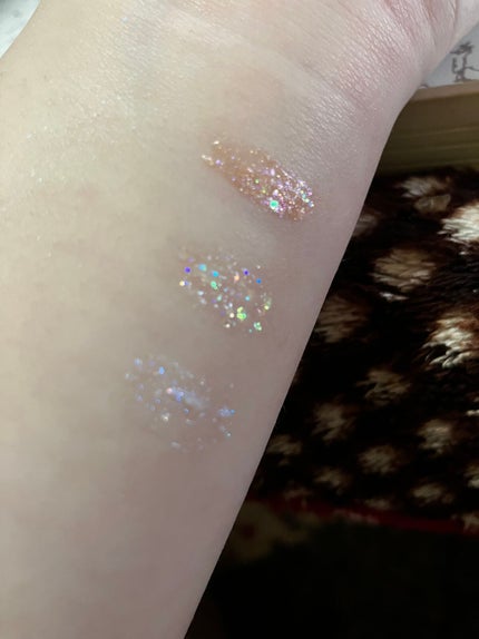 グリッターライナー 102 ピンクシュガー/coou/グリッターを使ったクチコミ(2枚目)