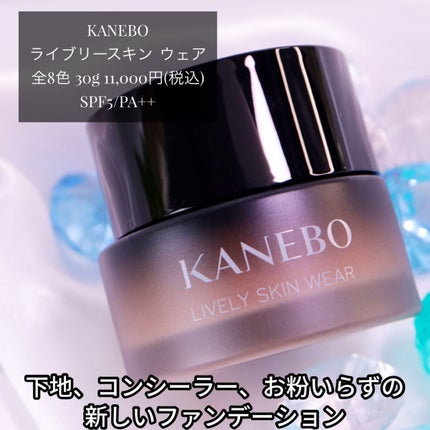 ライブリースキン ウェア/KANEBO/クリーム・エマルジョンファンデーションを使ったクチコミ(2枚目)