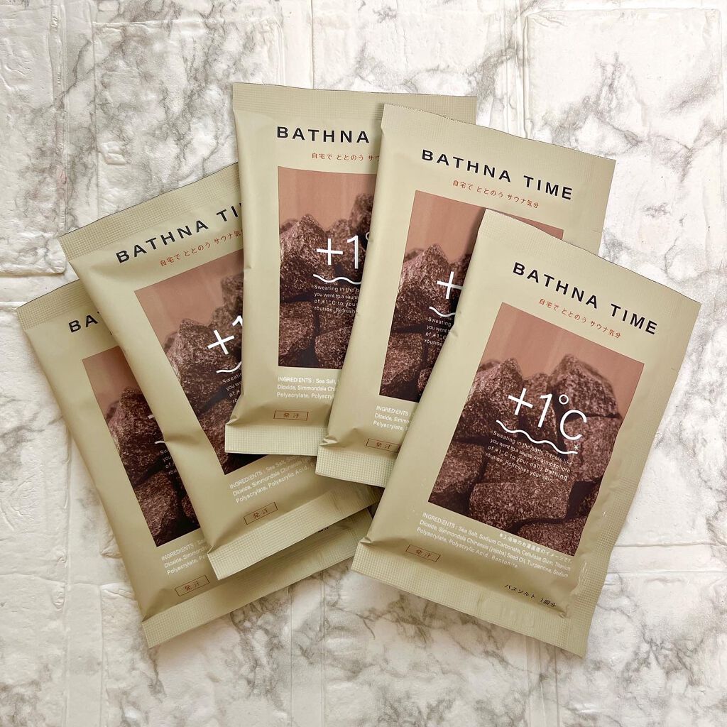 バスナタイム BHTバスソルト(浴用化粧料)/BATHNA TIME/無機塩系入浴剤を使ったクチコミ（1枚目）