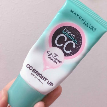 ピュアミネラル CC ブライトアップ 02 ピンク ベージュ/MAYBELLINE NEW YORK/CCクリームを使ったクチコミ（2枚目）