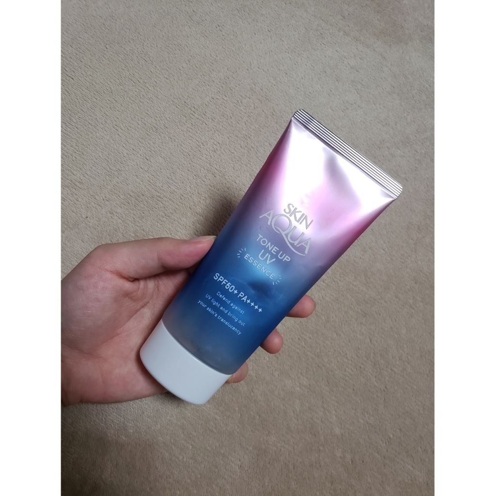 スキンアクア トーンアップUVエッセンス/スキンアクア/日焼け止めクリームを使ったクチコミ(1枚目)