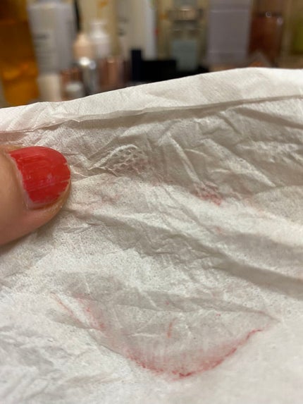 ウォータリーティントリップ マット/CEZANNE/リップティントを使ったクチコミ(2枚目)