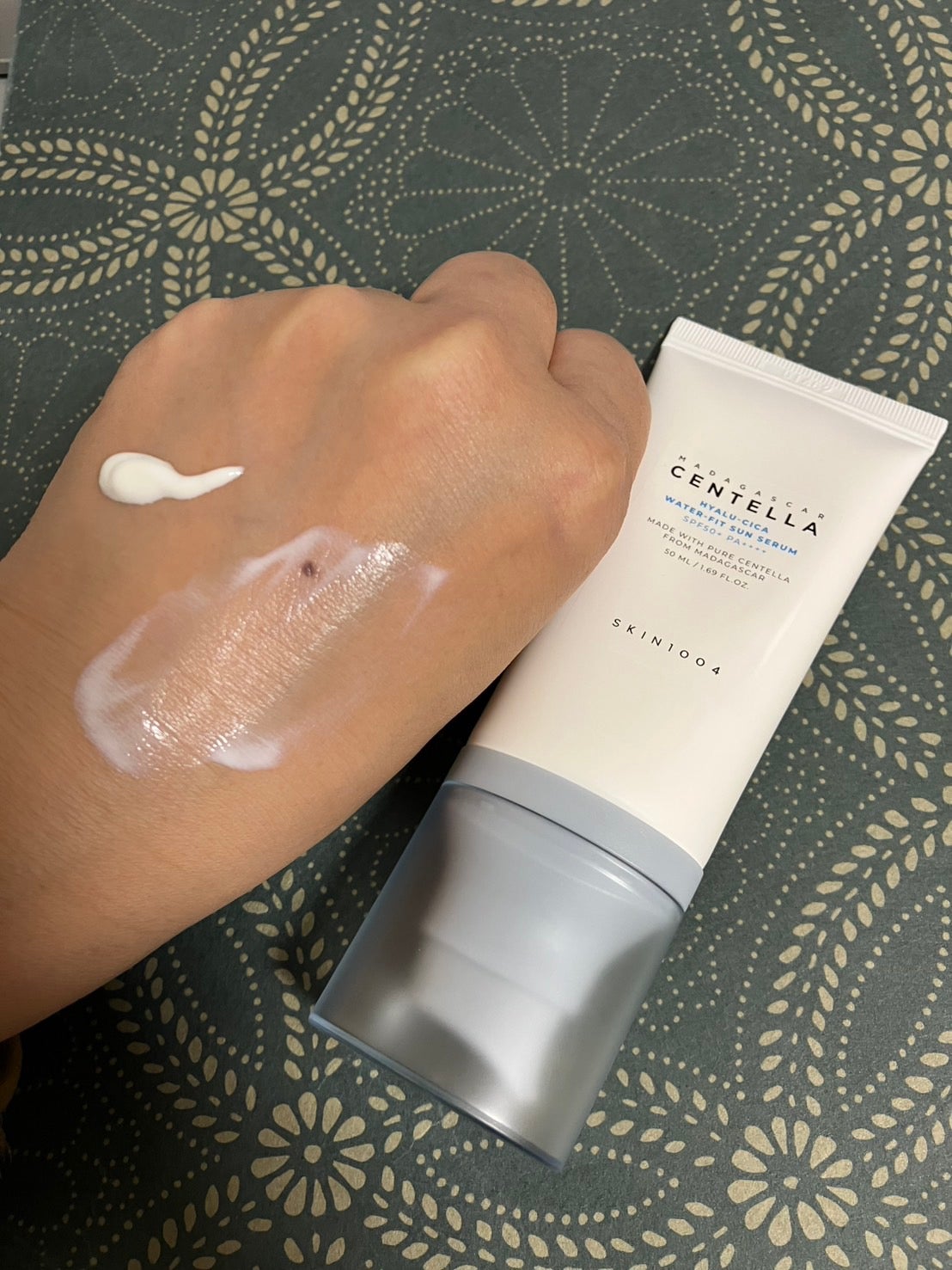 ヒアルーシカ ウォーターフィット サンセラム/SKIN1004/日焼け止めローションを使ったクチコミ(3枚目)