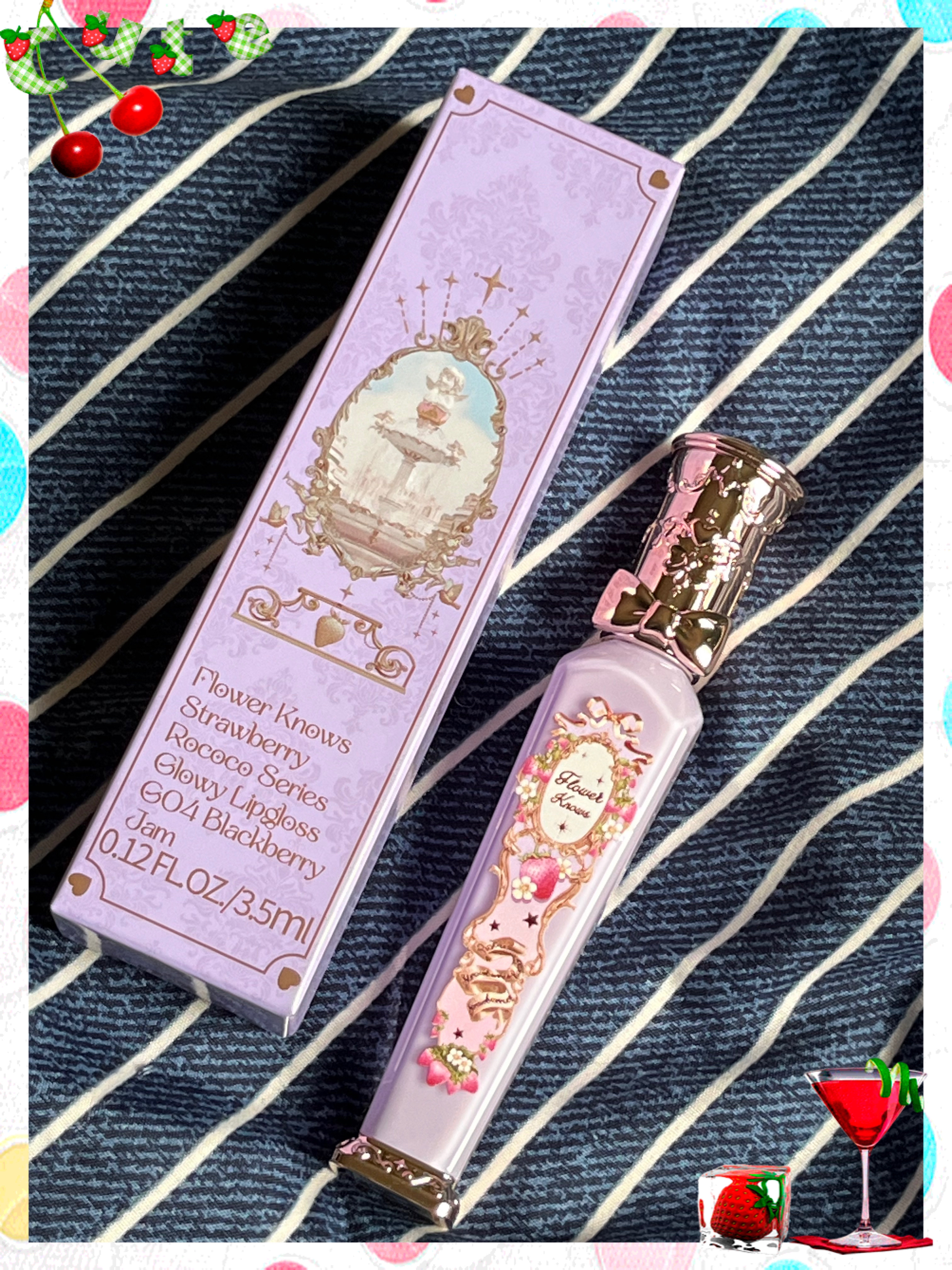 ストロベリーロココシリーズ グロウリップグロス/FlowerKnows/リップグロスを使ったクチコミ（3枚目）