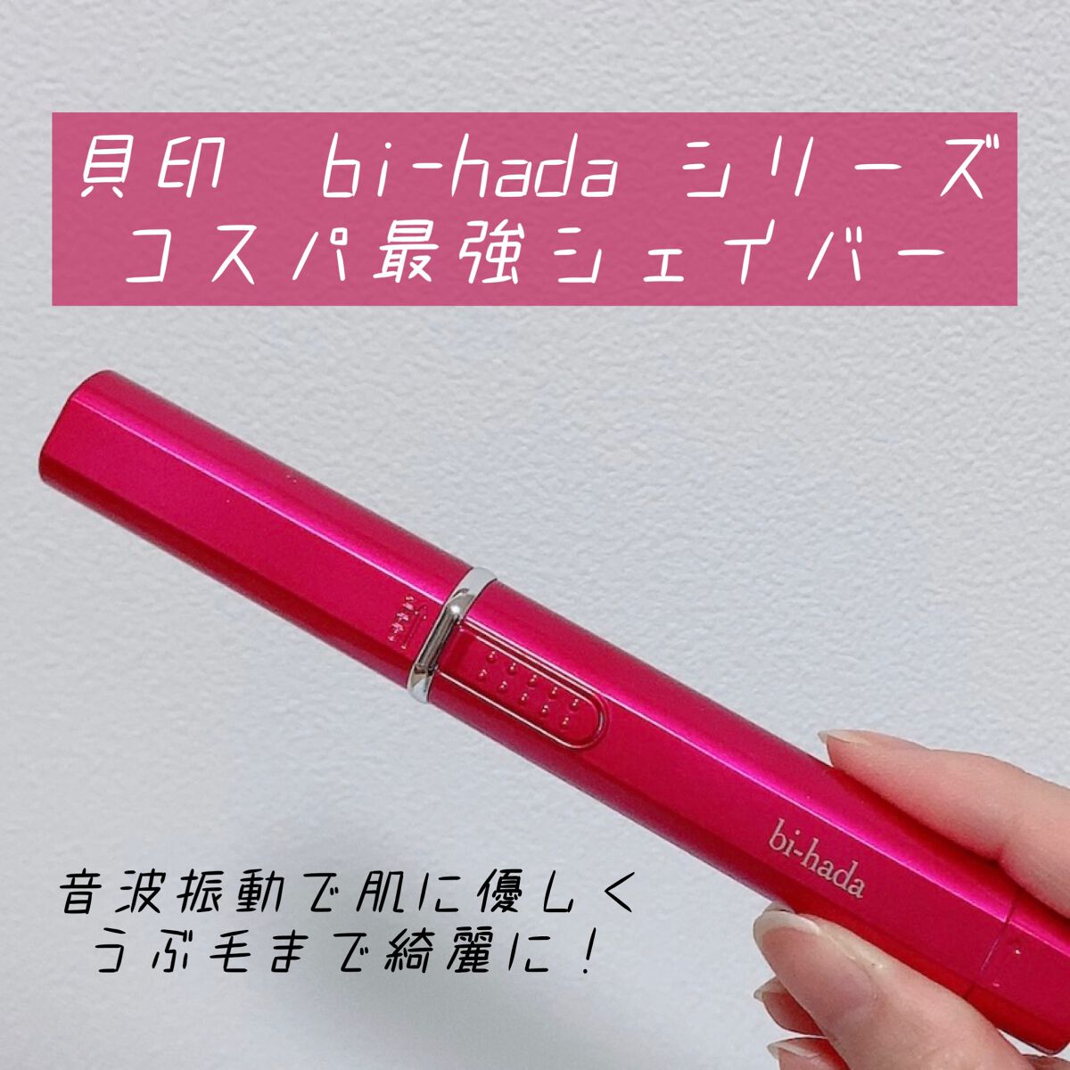 bi-hada ompa L ホルダー替刃2個付/貝印/シェーバーを使ったクチコミ(1枚目)