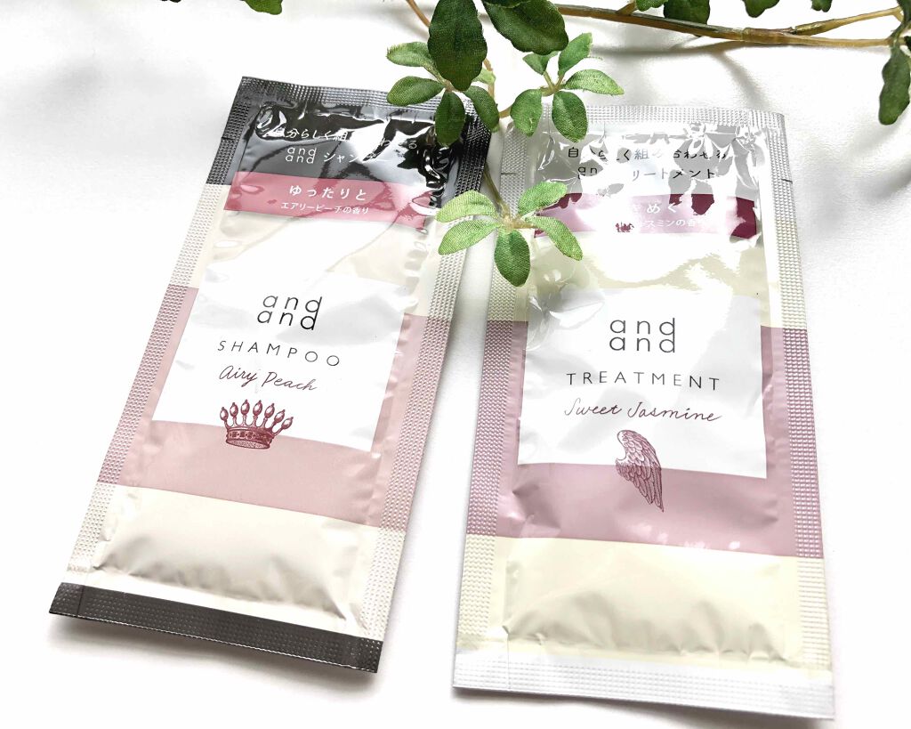 ゆったりと エアリーピーチの香り シャンプー/and and/市販シャンプーを使ったクチコミ（1枚目）