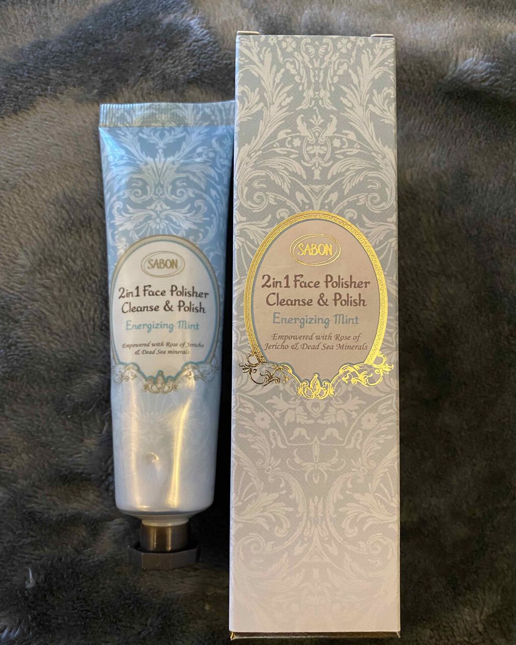 フェイスポリッシャー リラクシング(ラベンダー)/SABON/スクラブ・ゴマージュを使ったクチコミ（2枚目）