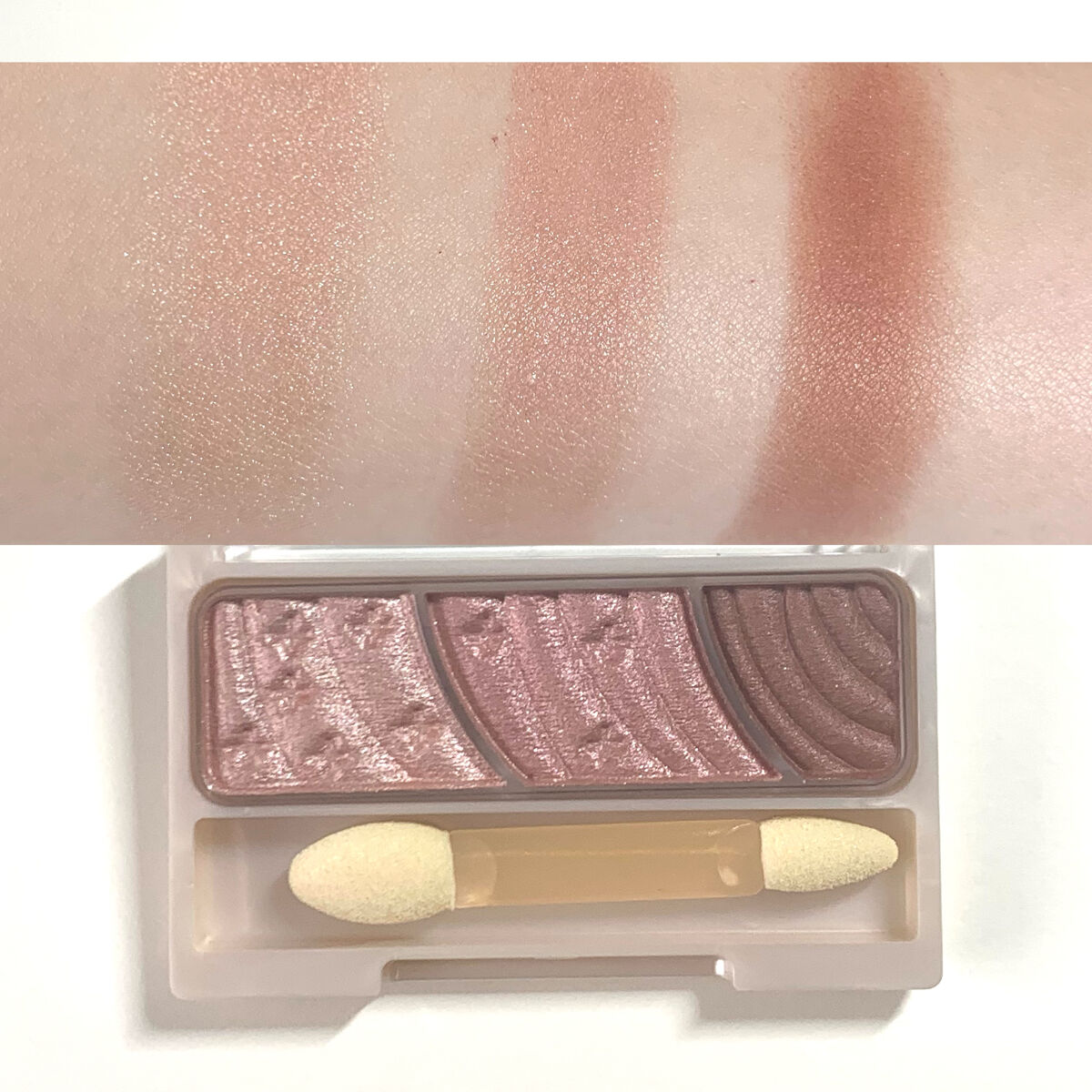 トーンアップアイシャドウ/CEZANNE/アイシャドウパレットを使ったクチコミ（3枚目）