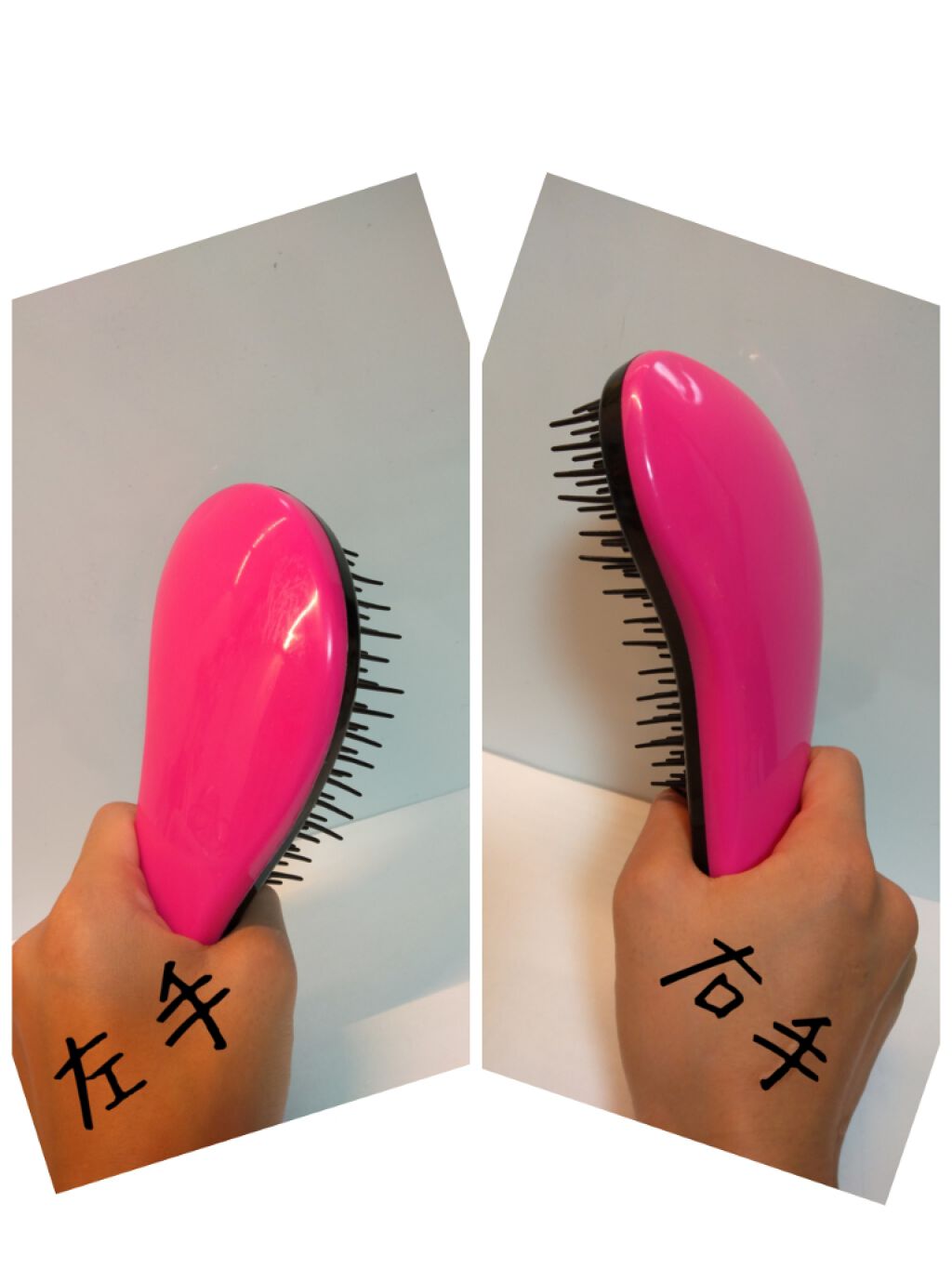 立体ヘアブラシ/DAISO/ヘアブラシを使ったクチコミ(3枚目)