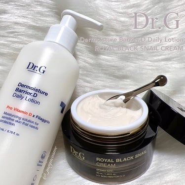 Dr.G ロイヤルブラックスネイルクリームのクチコミ「Dr.Gで肌に優しいスキンケア🌱🫧

▶︎ Dermoisture Barrier.D Dai.....」（1枚目）