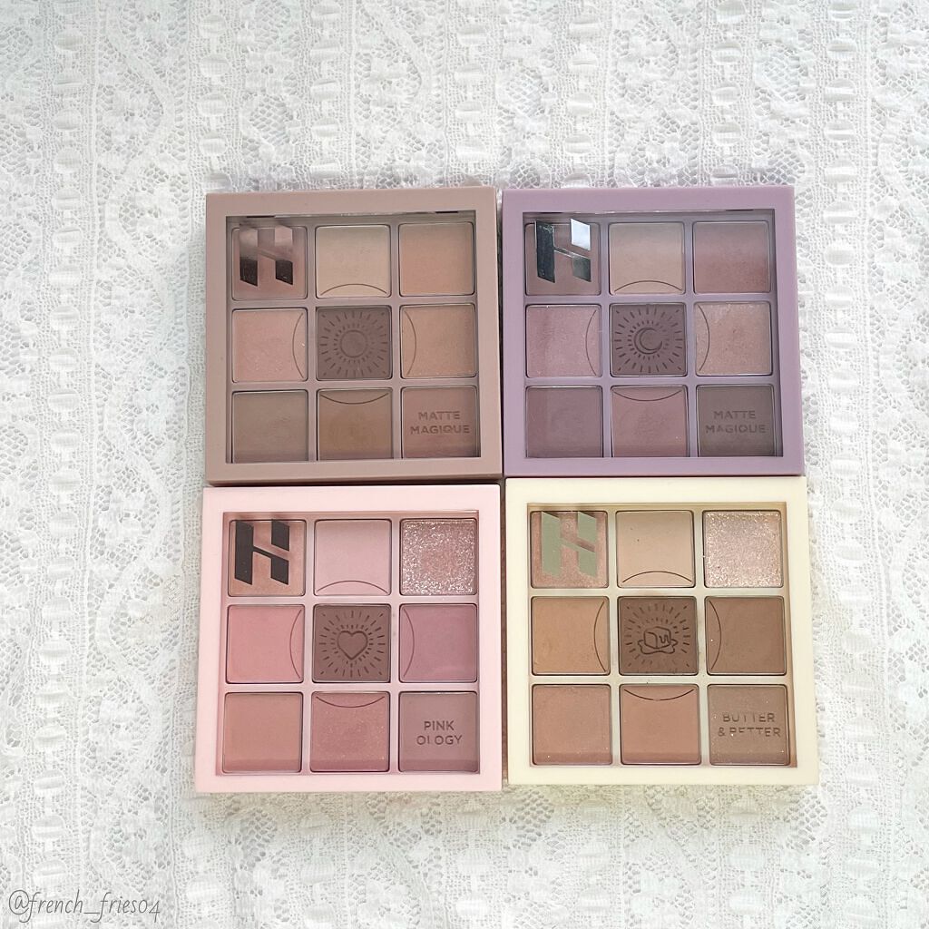 マイフェイブムードアイパレット 9カラー/HOLIKA HOLIKA/アイシャドウパレットを使ったクチコミ(7枚目)