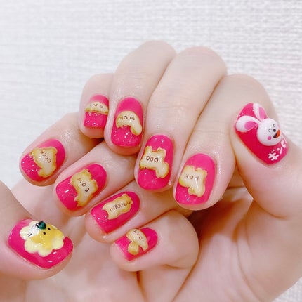 なかやまちえこ on LIPS 「ピンクネイルまとめ🩷#ネイルデザイン#ピンクネイル..」(2枚目)