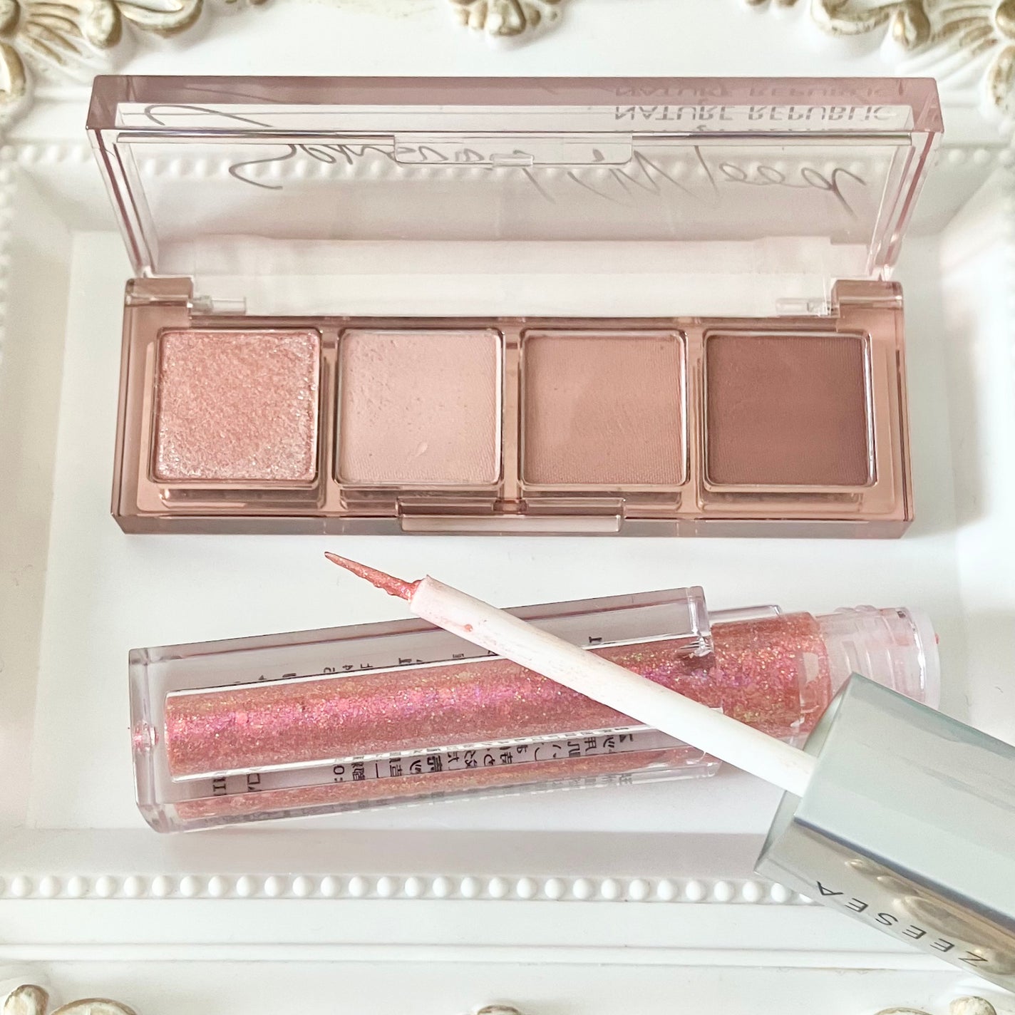 ダイヤモンドシリーズ 星空リキッドアイシャドウ/ZEESEA/リキッドアイシャドウを使ったクチコミ(2枚目)