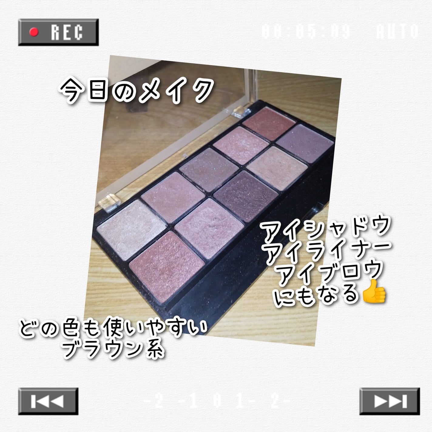 NATURAL SHADOW PALETTE/CITY COLOR/アイシャドウパレットを使ったクチコミ(1枚目)