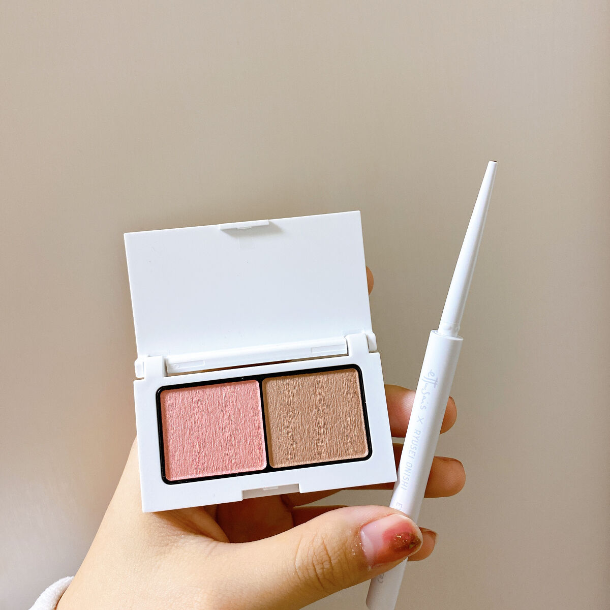 エテュセ アイエディション(ジェルライナー) R728 絶対的ピンクベージュ（数量限定）/ettusais/ジェルアイライナーを使ったクチコミ（3枚目）