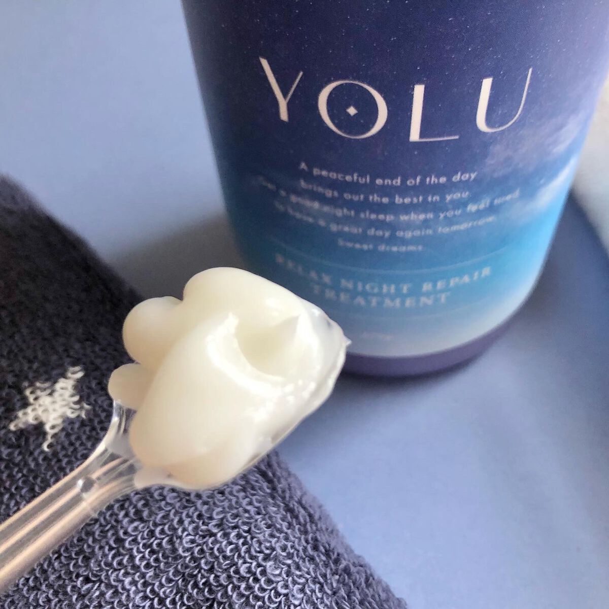 リラックスナイトリペア シャンプー/トリートメント/YOLU/市販シャンプーを使ったクチコミ(2枚目)