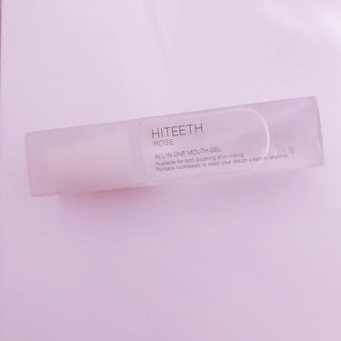 HITEETH ALL IN ONE MOUTH GEL ROSE/R&/歯磨き粉を使ったクチコミ（1枚目）