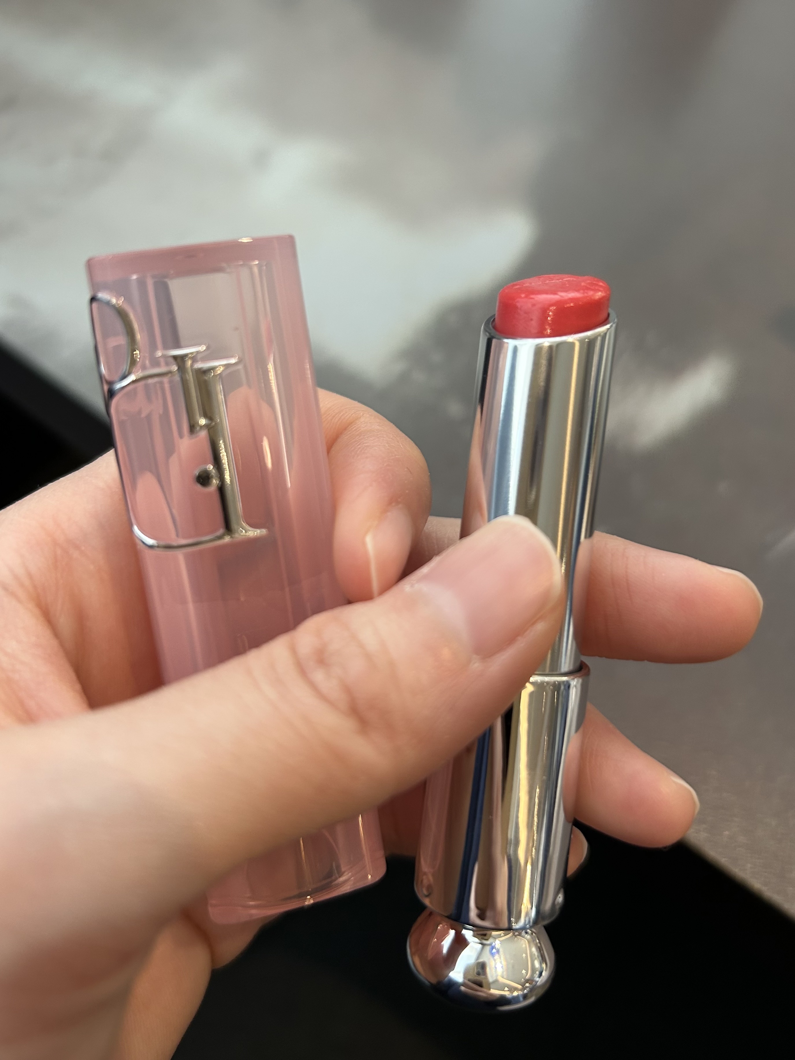 ディオール アディクト リップ グロウ 075 グミ/Dior/リップバームを使ったクチコミ（2枚目）