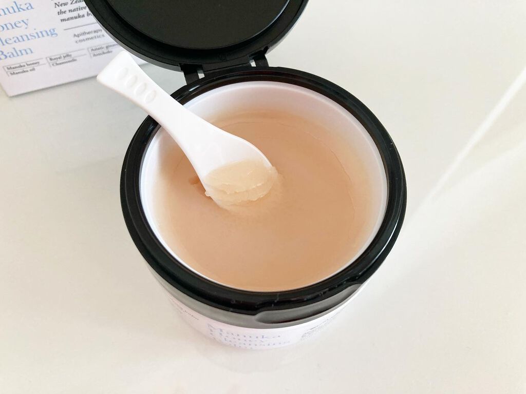 マヌカハニー クレンジングバーム/アピセラピーコスメティクス/クレンジングバームを使ったクチコミ(2枚目)