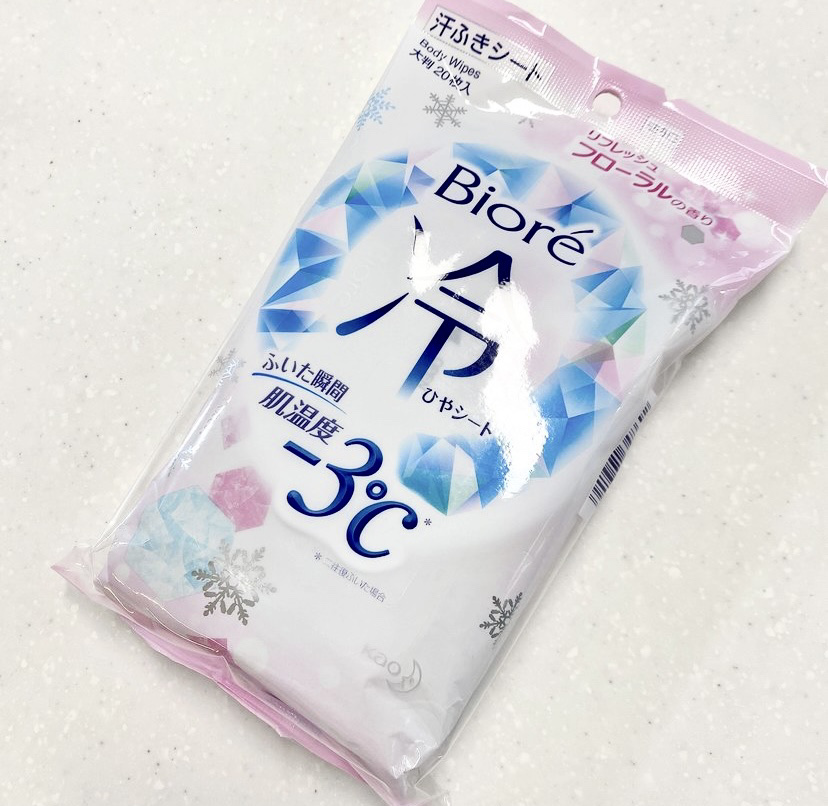 冷シート リフレッシュフローラルの香り/ビオレ/ボディシートを使ったクチコミ（1枚目）