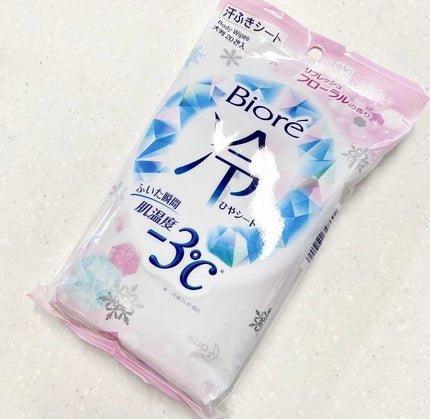 冷シート リフレッシュフローラルの香り/ビオレ/ボディシートを使ったクチコミ(1枚目)