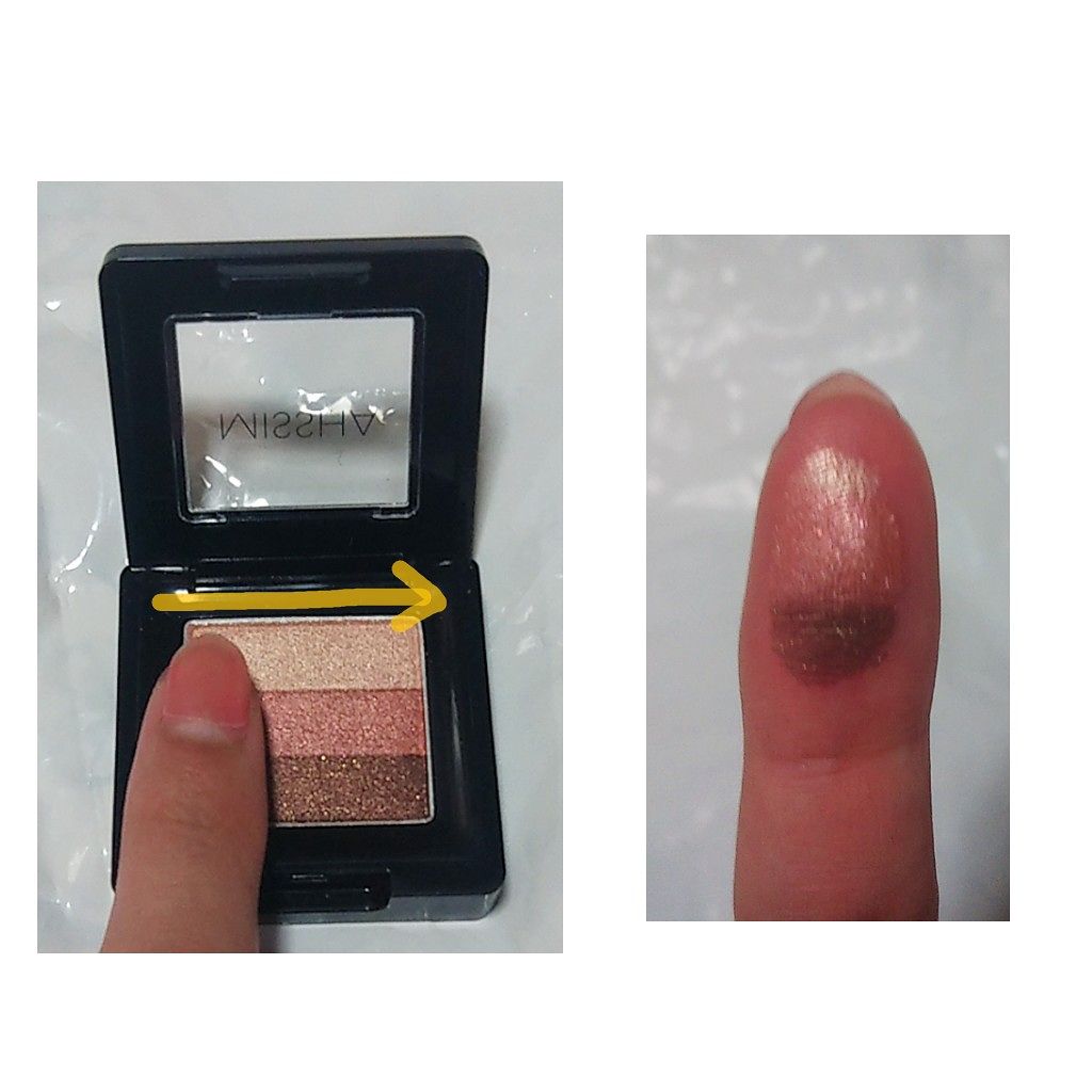 トリプルシャドウ/MISSHA/アイシャドウパレットを使ったクチコミ（2枚目）