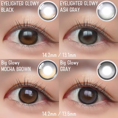 Eyelighter Glowy 1Month/OLENS/カラーコンタクトレンズを使ったクチコミ（3枚目）