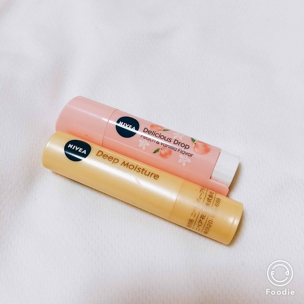 ニベア ディープモイスチャーリップ/ニベア/リップクリームを使ったクチコミ（1枚目）