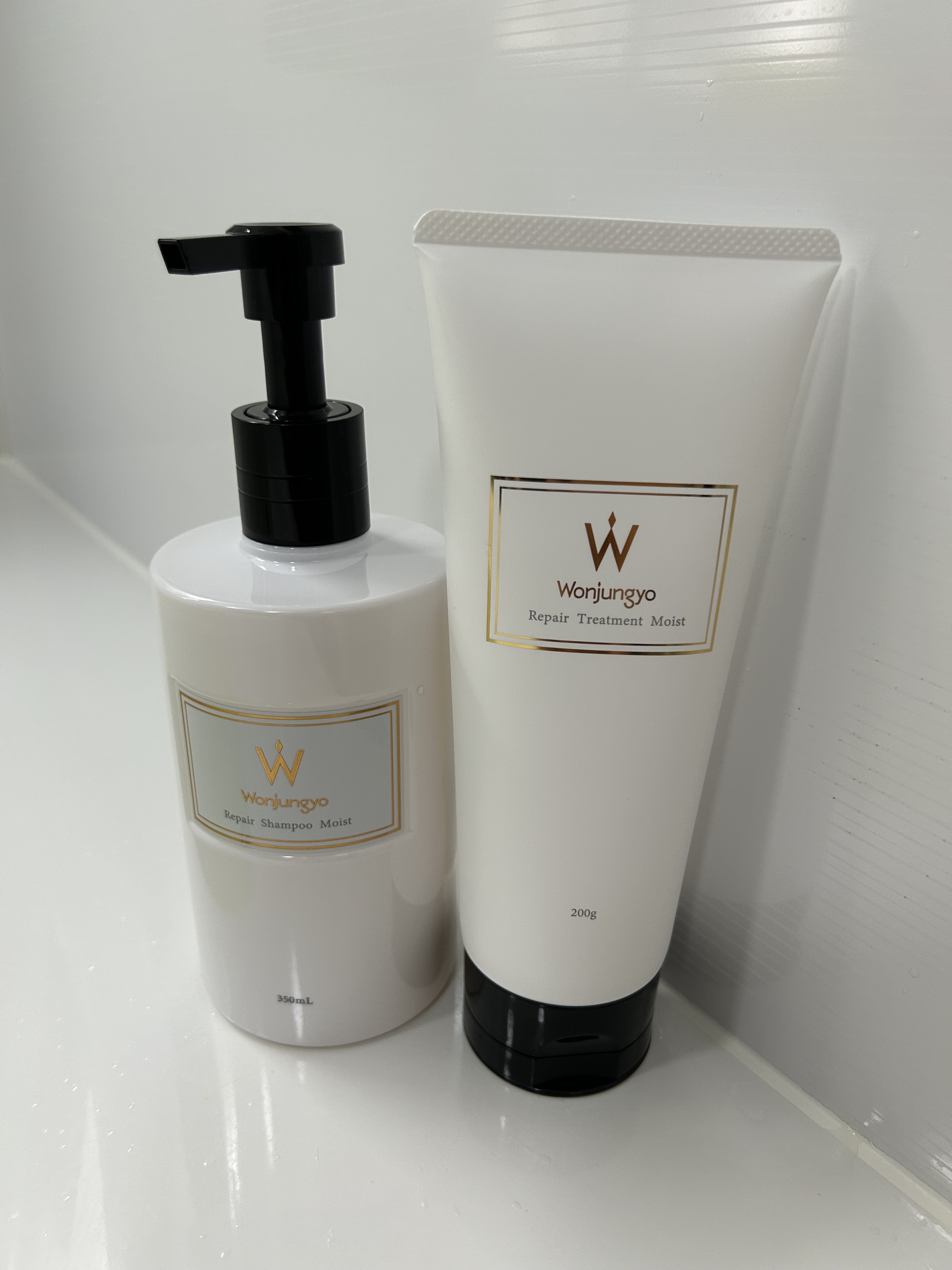 ウォンジョンヨ リペアシャンプー モイスト／リペアトリートメント モイスト/Wonjungyo/市販シャンプーを使ったクチコミ（1枚目）