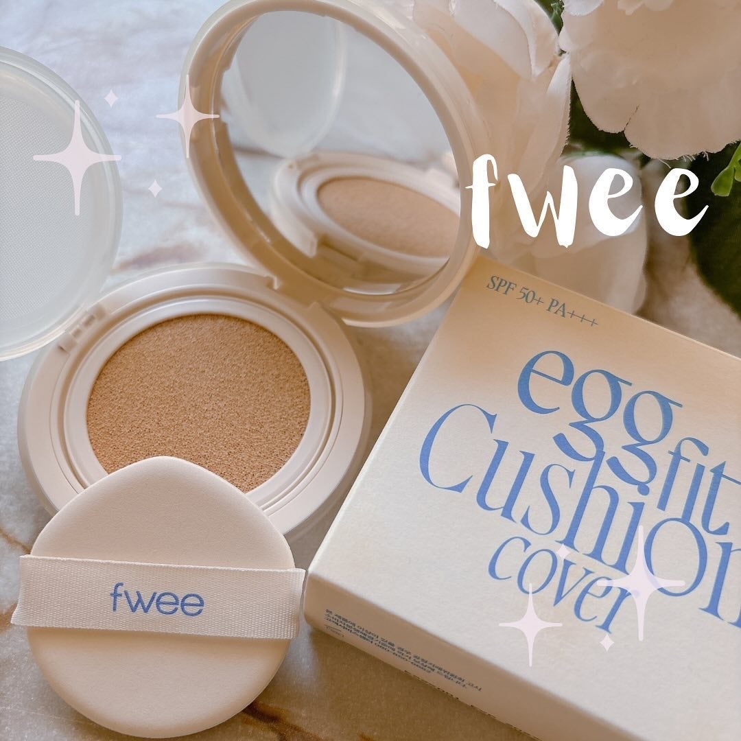 フィー クッションエッグフィットカバー/fwee/クッションファンデーションを使ったクチコミ(1枚目)