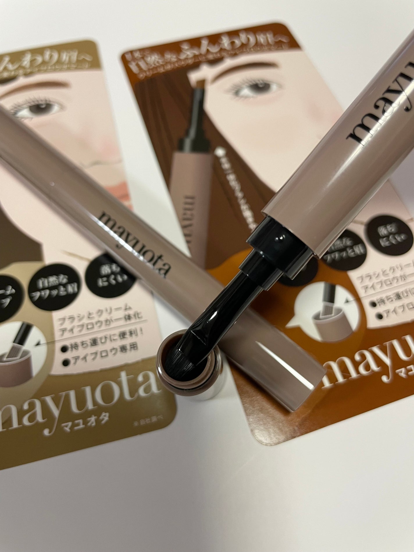 アイブロウクリームポマード/mayuota/その他アイブロウを使ったクチコミ(3枚目)