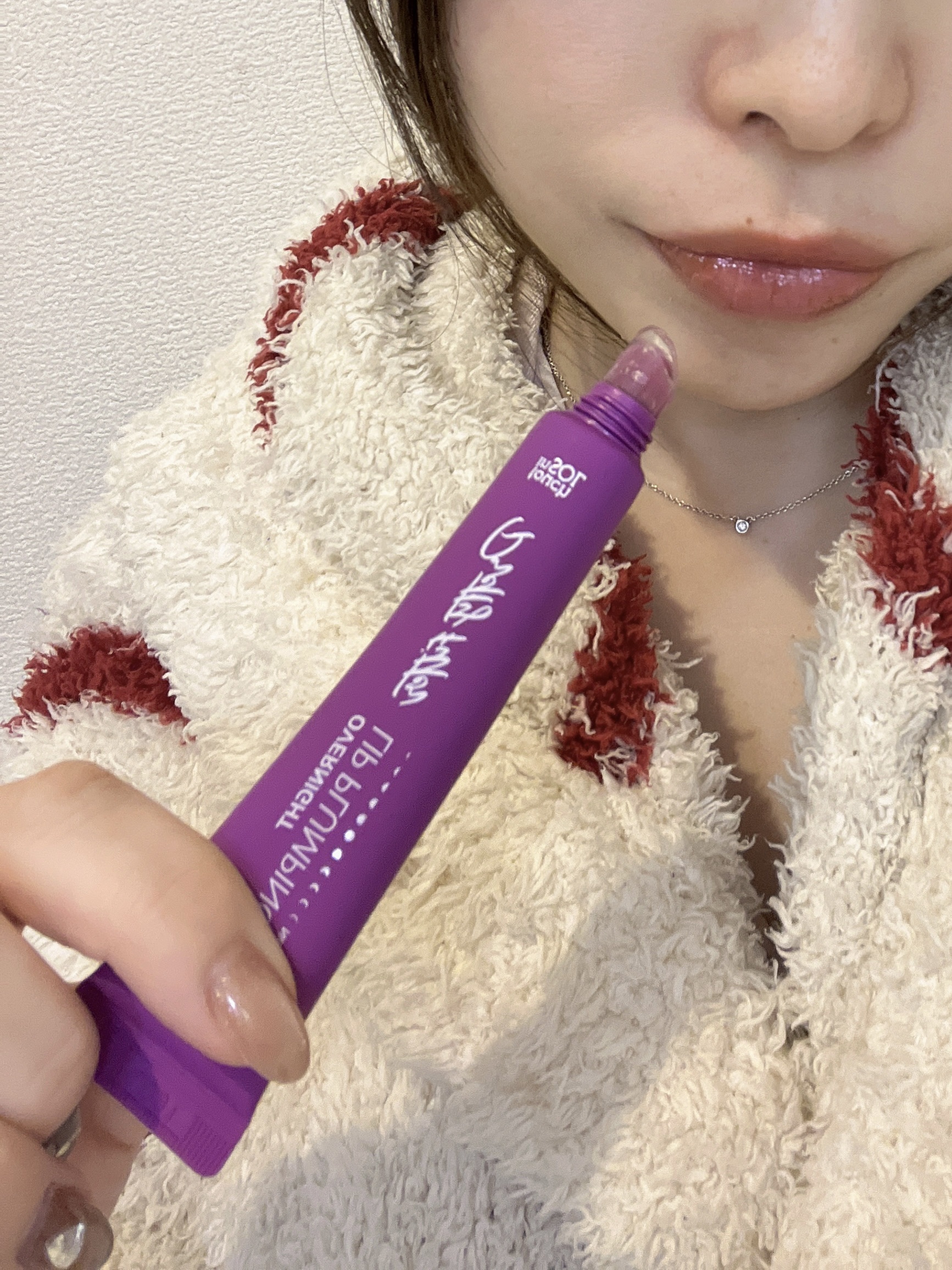 プリティフィルターオーバーナイトリッププランピングマスク/touch in SOL /リップマスクを使ったクチコミ（3枚目）