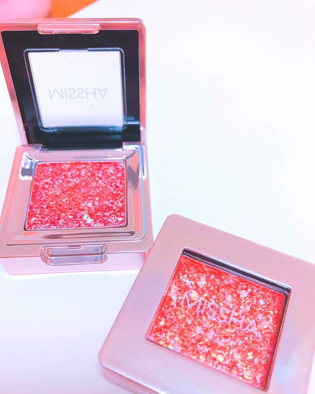 グリッタープリズム シャドウ/MISSHA/グリッターを使ったクチコミ(1枚目)