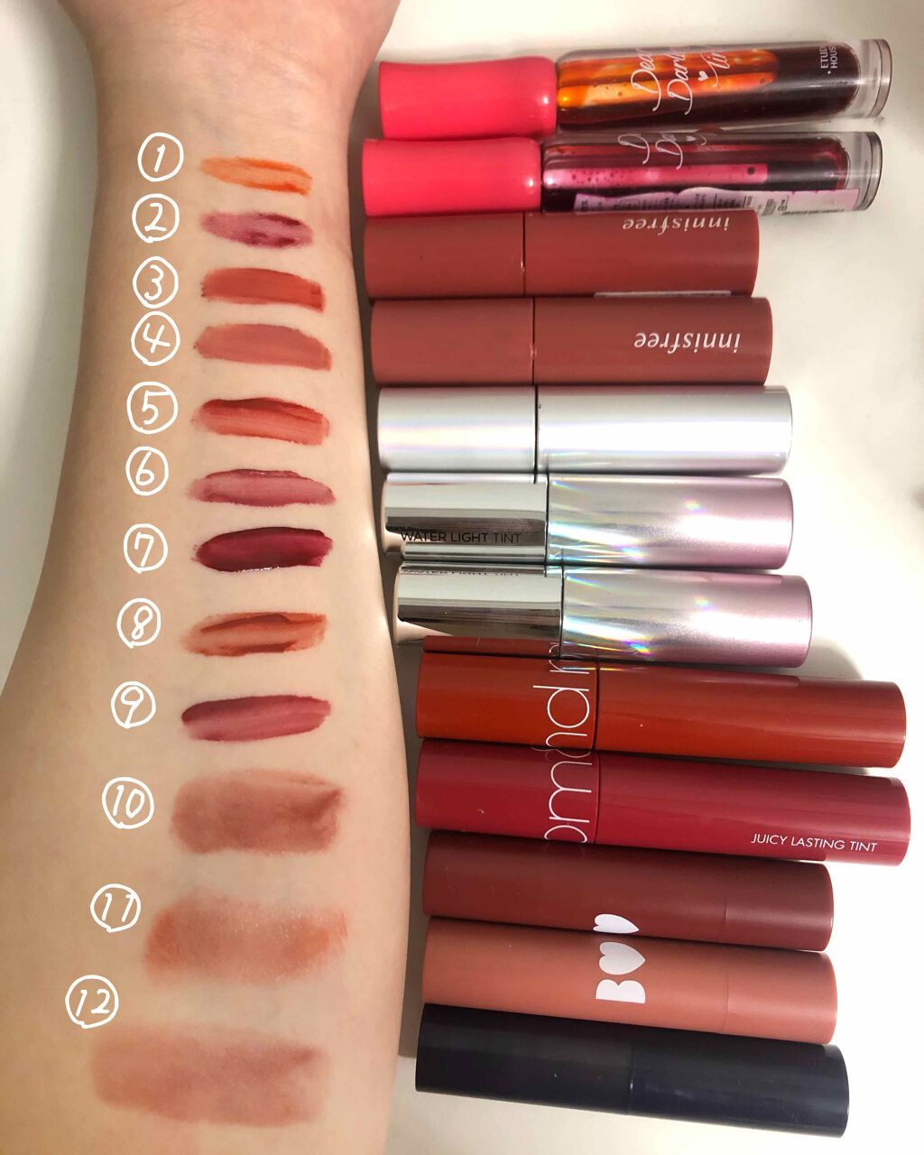 アピュー ウォーターライト ティント/A’pieu/リップティントを使ったクチコミ（2枚目）