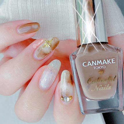 カラフルネイルズ/キャンメイク/マニキュアを使ったクチコミ(3枚目)