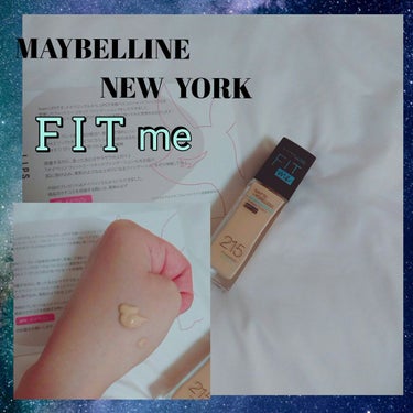 フィットミー リキッドファンデーション R/MAYBELLINE NEW YORK/リキッドファンデーションを使ったクチコミ（1枚目）