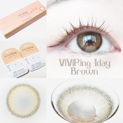ViVi Ring 1day/OLENS/ワンデー(1DAY)カラコンを使ったクチコミ(2枚目)