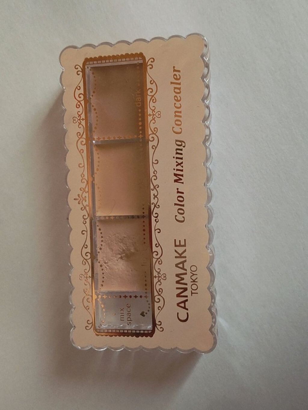 カラーミキシングコンシーラー/キャンメイク/パレットコンシーラーを使ったクチコミ（1枚目）