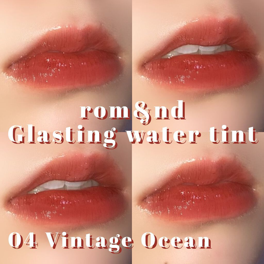 グラスティングウォーターティント/rom&nd/リップティントを使ったクチコミ(1枚目)